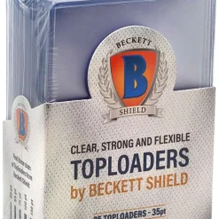 Best Pirce 🔔 Beckett Shield Card Supplies 2.5" x 3.5" Toploader Card Holders [25 Count] 👏
