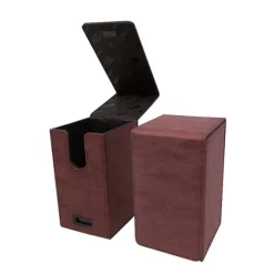 Best reviews of 💯 Ultra Pro Alcove Tower Suede Collection Ruby Flip Box 💯