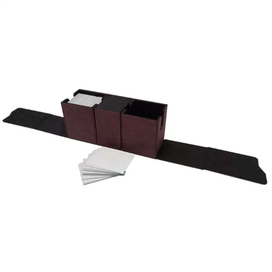 Best Sale ๐ Ultra Pro Alcove Vault Suede Collection Ruby Flip Box ๐ - Image 2