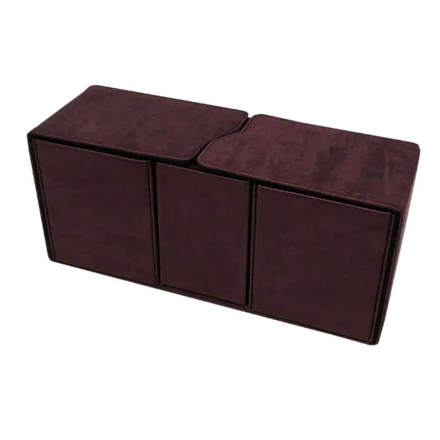 Best Sale ๐ Ultra Pro Alcove Vault Suede Collection Ruby Flip Box ๐