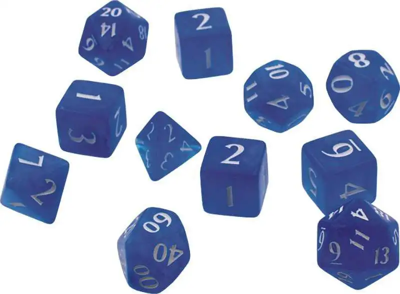 Wholesale 🛒 Ultra Pro The Eclipse Dice Pacific Blue Polyhedral 11-Die Dice Set (Pre-Order ships January) 👍