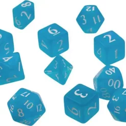 Promo 👍 Ultra Pro The Eclipse Dice Sky Blue Polyhedral 11-Die Dice Set (Pre-Order ships January) ✨