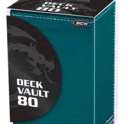 Deals 😍 Card Supplies Deck Vault LX - 80 Teal Standard Deck Box 🎁