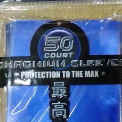 Coupon 🛒 Card Supplies Chromium Sleeves Blue Card Sleeves [50 Count] 👏