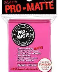 Best deal ✨ Ultra Pro Card Supplies Non-Glare Pro-Matte Bright Pink Standard Card Sleeves [50 Count] 😍