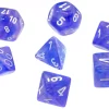 Best reviews of 😉 Chessex Borealis Purple / white Luminary Polyhedral 7-Die Dice Set #27577 🤩