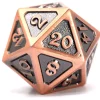 Discount 🔔 Mythica Dire Battleworn Copper D20 Metal Polyhedral Die 😀