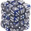 Deals 🎁 Chessex 6-Sided d6 Gemini 12mm Dice Pack #26823 [Blue-Steel & White] 👏