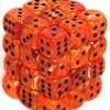 Top 10 ⭐ Chessex 6-Sided d6 Vortex 12mm Dice Pack #27833 [Orange & Black] 👏