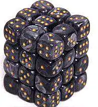 Top 10 🥰 Chessex 6-Sided d6 Lustrous 12mm Dice Pack #27898 [Black & Gold] ✔️