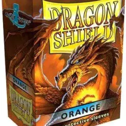 Deals 😉 Card Supplies Dragon Shield Orange Standard Card Sleeves [100 Count] ⌛