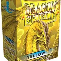 Buy 👍 Card Supplies Dragon Shield Yellow Standard Card Sleeves [100 Count] 🎁