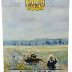 Best Sale 🎉 Card Supplies Dragon Shield Art Poppy Field Standard Card Sleeves [100 Count] 🥰