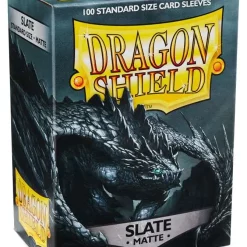 New 😍 Card Supplies Dragon Shield Matte Slate Standard Card Sleeves [100 Count] 😉