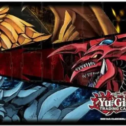 Coupon 👏 YuGiOh Trading Card Game Card Supplies Egyptian Gods (Slifer, Obelisk & Ra) Playmat 😍