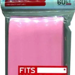 Brand new ✔️ Card Supplies Flat Pink Small Card Sleeves [60 Count] 🛒