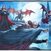 Budget 🧨 Gamermats Trading Card Game Card Supplies Vampires / Werewolf Exclusive Double Sided Playmat [PAX Unplugged 2021 Philadelphia] ⭐