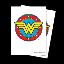 Cheapest 😍 Ultra Pro Justice League Deck Protector Wonder 👩 Woman Standard Card Sleeves [65 Count] 🌟