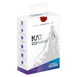 Hot Sale ✔️ Ultimate Guard Katana Red Standard Size Card Sleeves [100 Count] ✔️