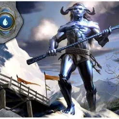 Discount 🛒 Ultra Pro MtG Card Supplies Blue Mana Frost Titan Play Mat ✨