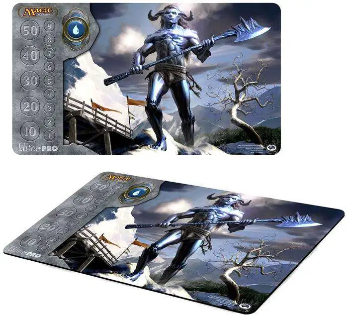 Discount 🛒 Ultra Pro MtG Card Supplies Blue Mana Frost Titan Play Mat ✨ - Image 2