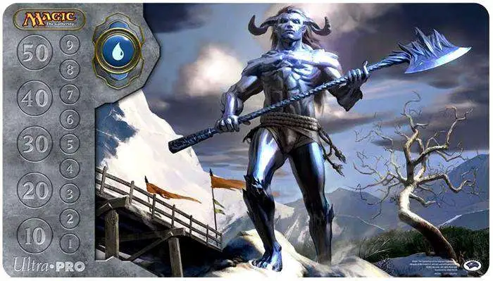Discount 🛒 Ultra Pro MtG Card Supplies Blue Mana Frost Titan Play Mat ✨
