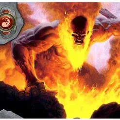 Budget ๐ Ultra Pro MtG Card Supplies Red Mana Inferno Titan Play Mat โค๏ธ