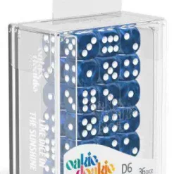 Best reviews of 🎁 Oakie Doakie 6-Sided d6 Marble Blue 12mm Dice 🎉