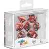 Brand new 🔔 Oakie Doakie Gemidice Vampire Polyhedral 7-Die Dice Set #500037 🎉