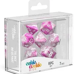 Best Sale 🤩 Oakie Doakie Gemidice Magnolia Polyhedral 7-Die Dice Set #500041 ⭐