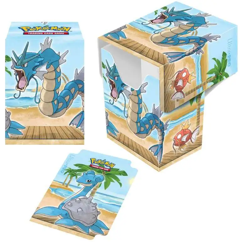 Deals 👍 Ultra Pro Pokemon Trading Card Game Seaside Deck Box 🎉