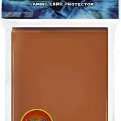 Best Pirce 🥰 Card Supplies Gaming Card Protectors Mocha Brown Standard Card Sleeves [60 Count] ✔️