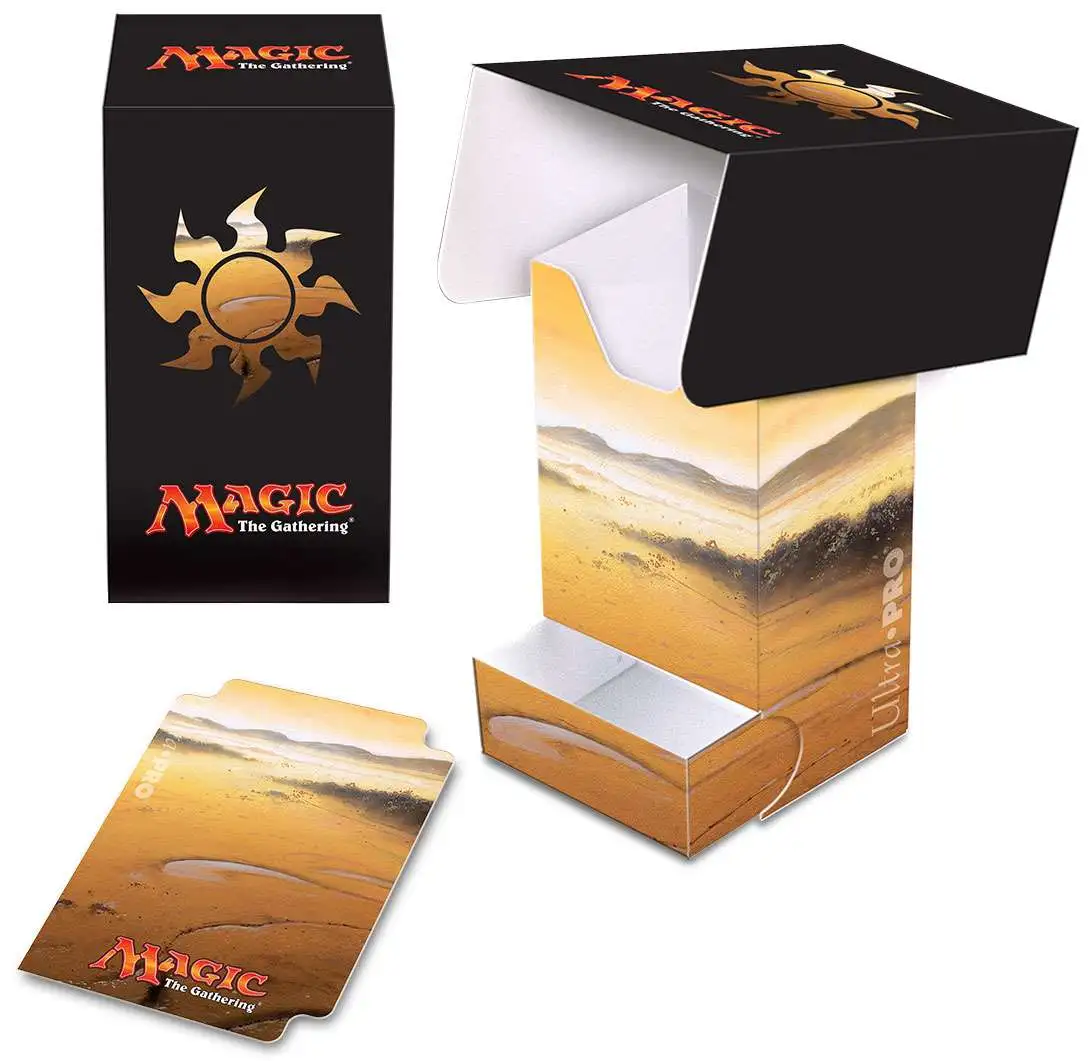 Flash Sale ๐คฉ Ultra Pro MtG Trading Card Game Mana 5 Plains Deck Box with Dice Tray โค๏ธ