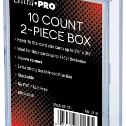 Best reviews of ✨ Ultra Pro Card Supplies 10 Count 2-Piece Storage Box 😉