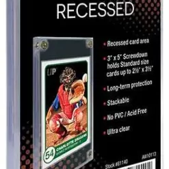 Deals 💯 Ultra Pro Card Supplies 1/4" 4-Screw Screwdown Recessed Card Holder 😉