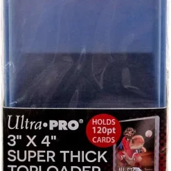 Buy 🔥 Ultra Pro Card Supplies 3" X 4" Super Thick Toploader [10 Count, Holds 120pt Cards] 🌟
