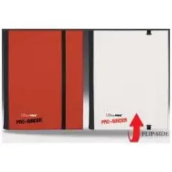 Buy 🛒 Ultra Pro Card Supplies Pro-Binder Red & White Flip 4-Pocket Binder 🧨