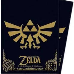 Hot Sale 🔥 Ultra Pro Card Supplies Legend of Zelda Hylian Crest Standard Card Sleeves [65 Count] ✨