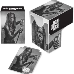 Outlet 💯 Ultra Pro The Walking Dead Card Supplies Michonne Deck Box 🤩