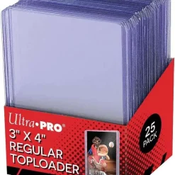 Discount 🥰 Ultra Pro Card Supplies 3" X 4" Regular Toploader Card Holders [25 Count, Ultra Clear] 👏