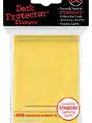 Discount 🔔 Ultra Pro Card Supplies Deck Protector Yellow Standard Card Sleeves [50 Count] 😍