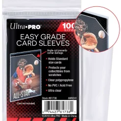 Wholesale ❤️ Ultra Pro Card Supplies Easy Grade Standard Card Sleeves [100 Count] 👍