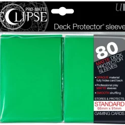 Budget 🎁 Ultra Pro Card Supplies Eclipse Pro-Matte Green Standard Card Sleeves [80 Count] 🎉