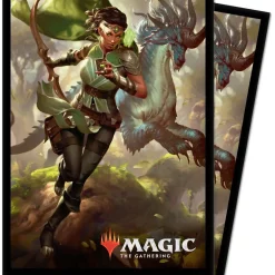 Discount 🥰 Ultra Pro MtG Ikoria Vivien, Monster's Advocate Standard Card Sleeves [100 Count] 🛒