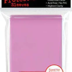 Brand new 🛒 Ultra Pro Card Supplies Deck Protector Pink Small Card Sleeves [60 Count] 🥰