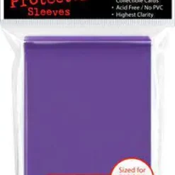 Cheapest 😀 Ultra Pro Card Supplies Deck Protector Purple Small Card Sleeves [60 Count] 🎉