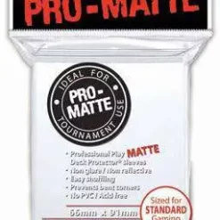 Cheapest 🥰 Ultra Pro Card Supplies Non-Glare Pro-Matte White Standard Card Sleeves [50 Count] 🥰