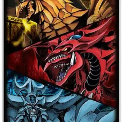 Buy 😍 YuGiOh Trading Card Game Egyptian Gods (Slifer, Obelisk & Ra) Card Sleeves [50 Count] 😍